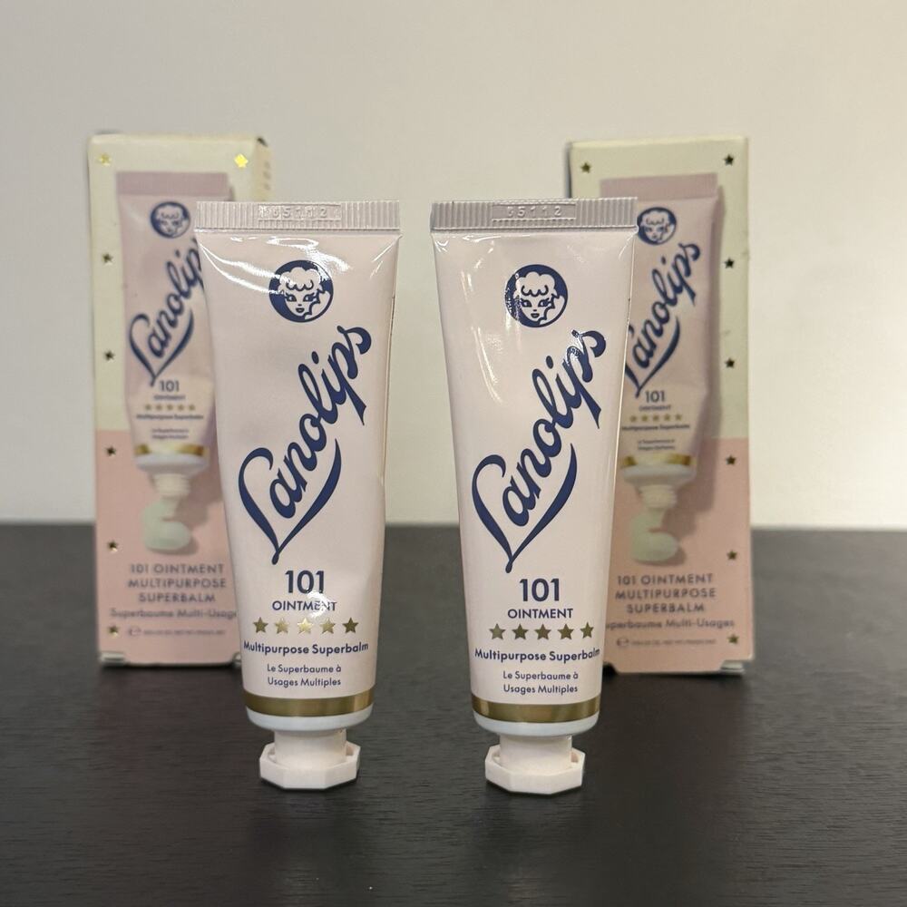 Lanolips 101 Ointment Multi purpose Superbalm 15g / 0.52oz Set Of 2 NEW Sealed